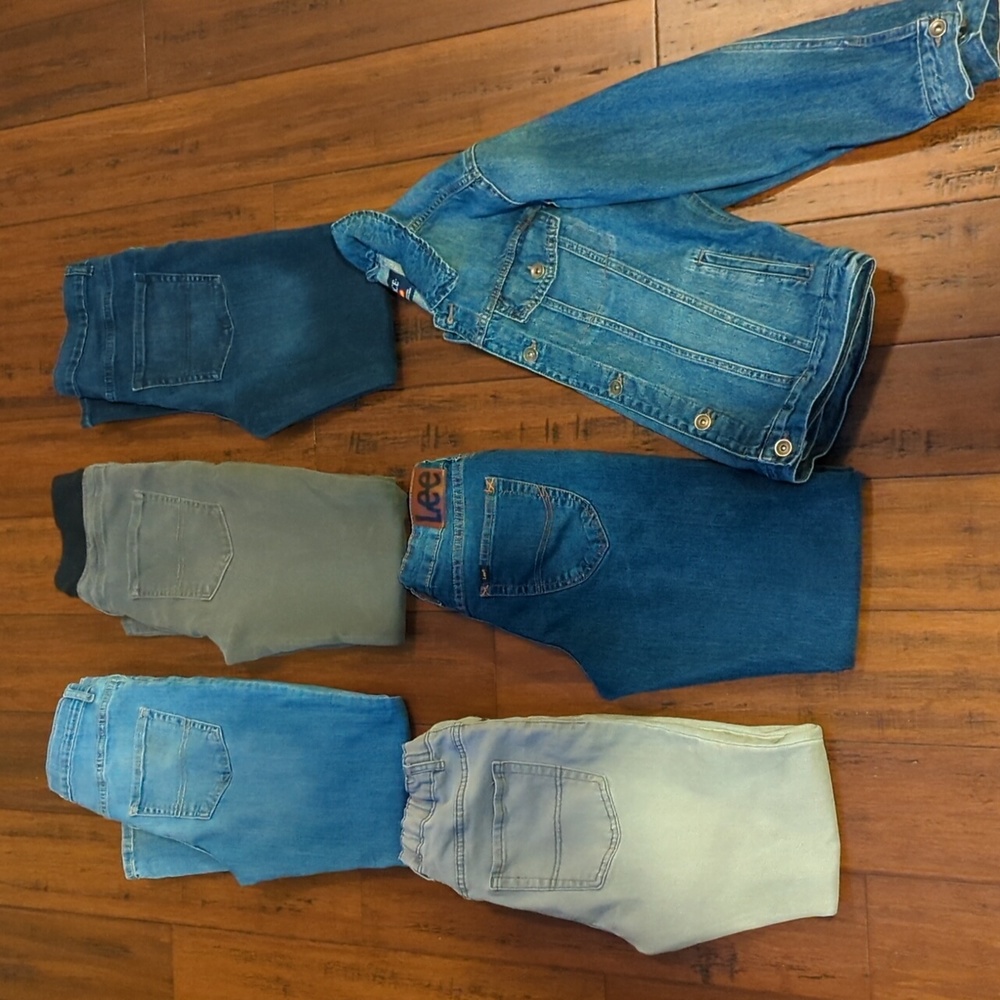 Boys Jeans and Jean Jacket Bundle - Size 14